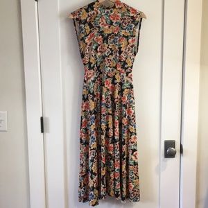 Zara Floral Midi Dress